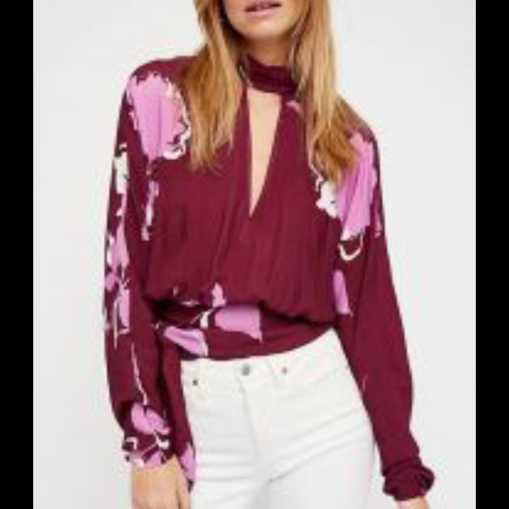 Free People floral top as seen on general hospital